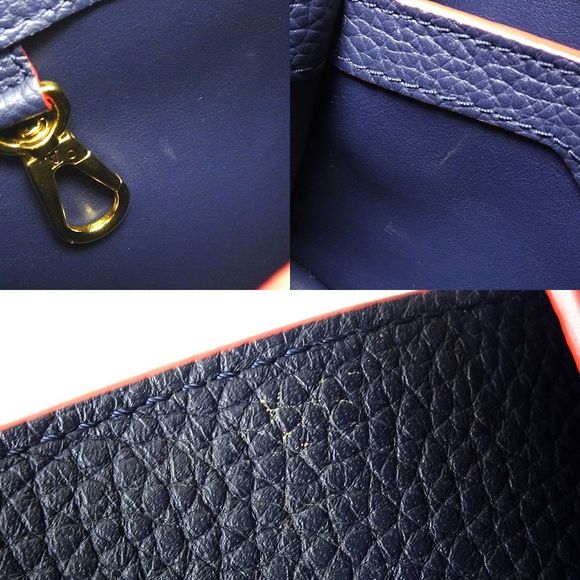 Louis Vuitton Capucines BB Taurillon Leather Marine Rouge - Picture 6 of 7